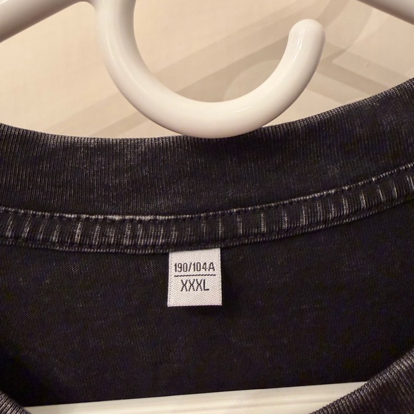 NWOT Charcoal T-Shirt with Harley Davidson Style Graphic - Picture 3 of 4